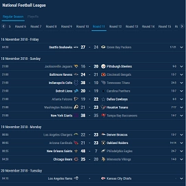 football fixtures and results