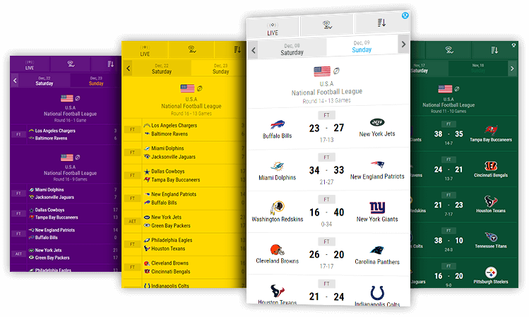 football livescore desktop and mobile