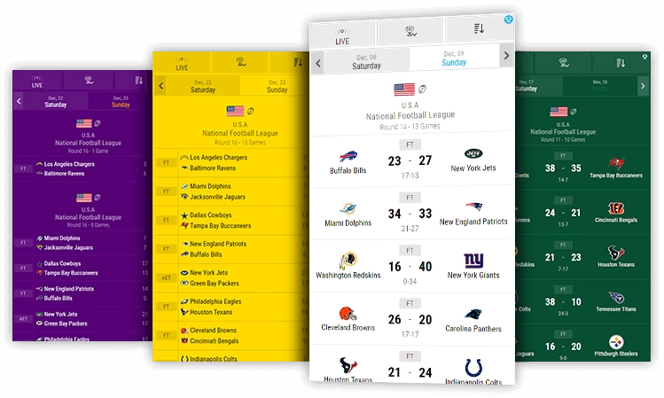 Soccer Livescore Widgets, Live Widget, Soccer Livescore API