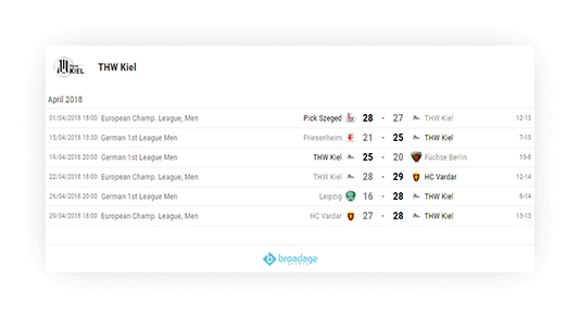 handball team schedule advanced navigations 2