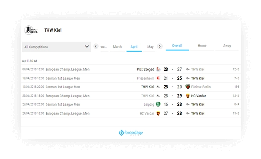 handball team schedule advanced navigations 1