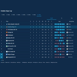 handball team standings