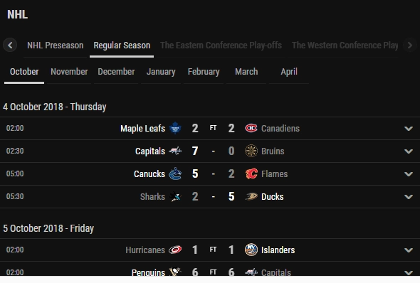 ice hockey fixtures results advanced navigation options 1