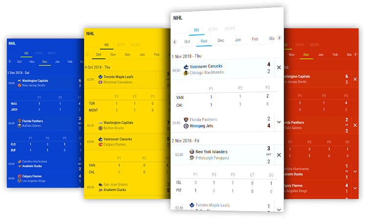 ice hockey fixtures and results desktop and mobile