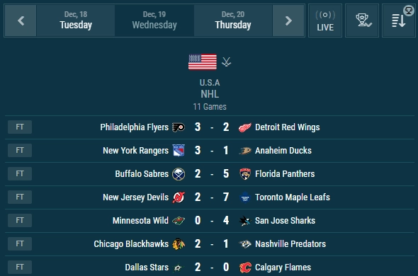 ice hockey livescore line view options 1