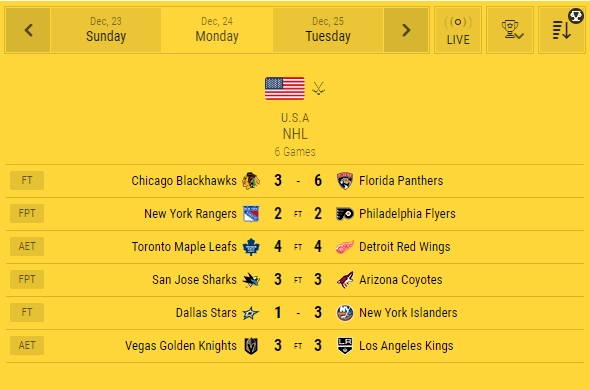 ice hockey livescore unlimited colors 1