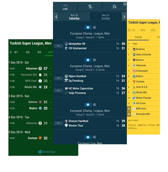 widget landings handball