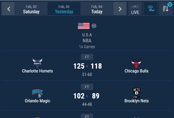 basketball livescore 1