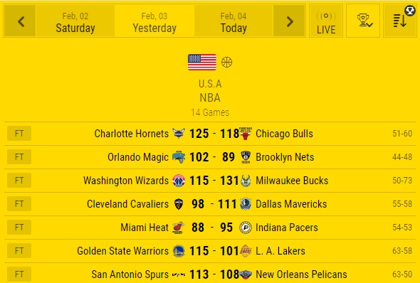 basketball livescore theme 3