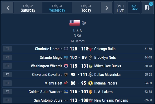 basketball livescore 3