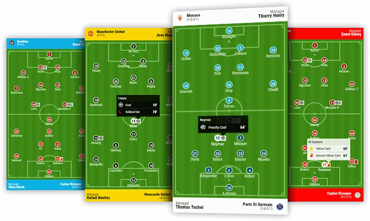 soccer formations desktop and mobile