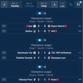 soccer livescores