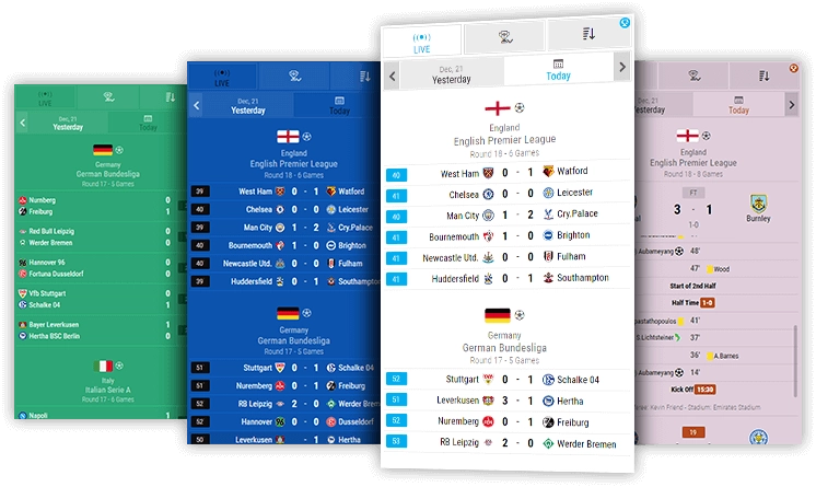  Live Soccer Scores