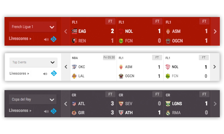 soccer live ticker desktop and mobile