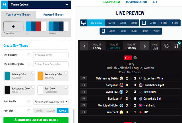 volleyball livescore unlimited colors